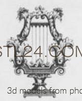 Музыкальные инструменты (MUSICAL INSTRUMENT_0021 -  | 3D model 3DSMAX / OBJ / STL) 3D модель для ЧПУ станка